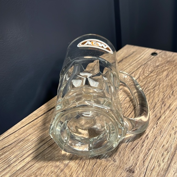 A&W, Vintage, Root Beer, Mug, Beer Mug, Large, Glass, Good Condition - Picture 4 of 6